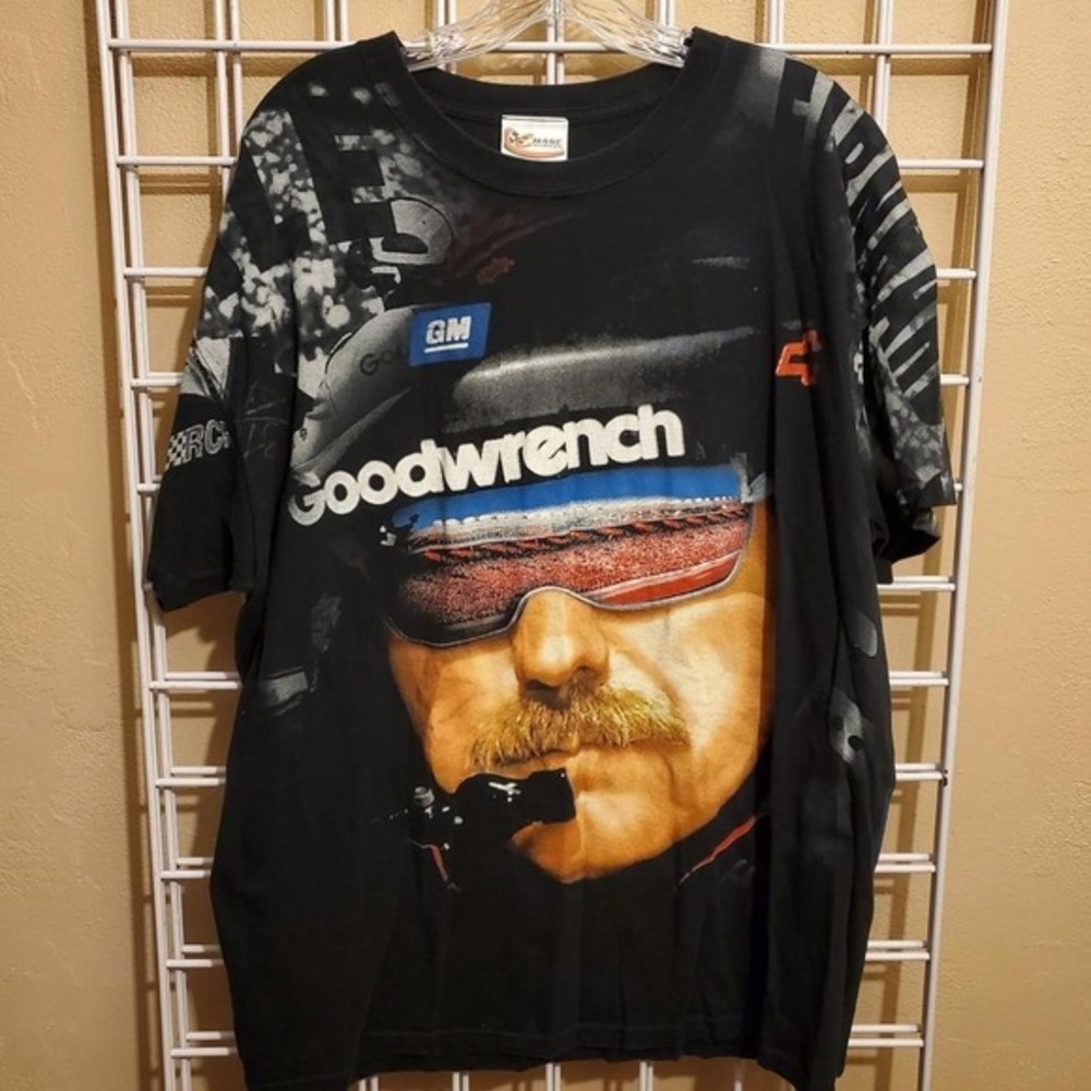 Vintage 90's Chase Authentics Nascar Racing Dale Earnhardt #3 All Over‎ Print